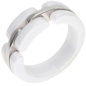 Pre Loved chanel Women White Rings